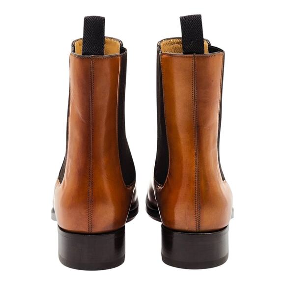 Christian Louboutin Antonio Chelsea Leather Boots - Brown - EU 40 / US 7 $1350 - Picture 5 of 8
